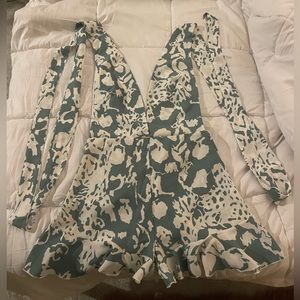 Super cute printed romper